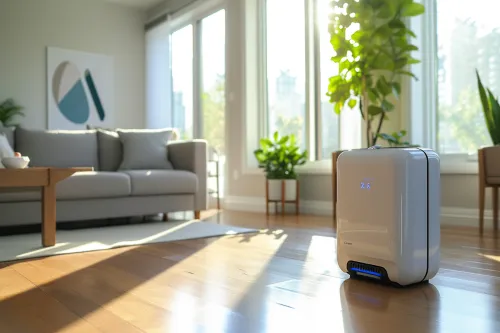 Technologie Inverter intégrée dans un climatiseur mobile moderne optimisant la consommation énergétique