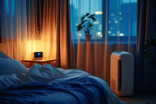 Climatiseur mobile ultra-silencieux idéal pour chambre à coucher offrant un sommeil paisible pendant les nuits d'été